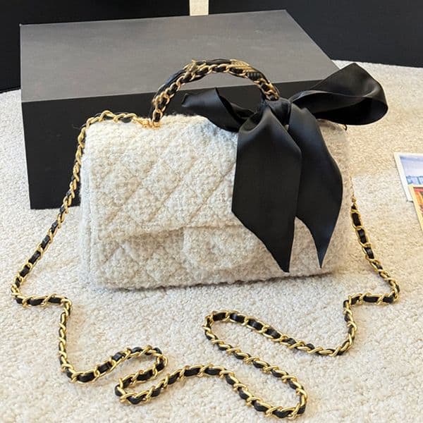 Top Quality Totes Designer 23K 25k Women's Shoulder Bag Crossbody Classic Chain Woolen Velvet Rhinestone Ladies Evening Bags Luxury Fashion Handbags