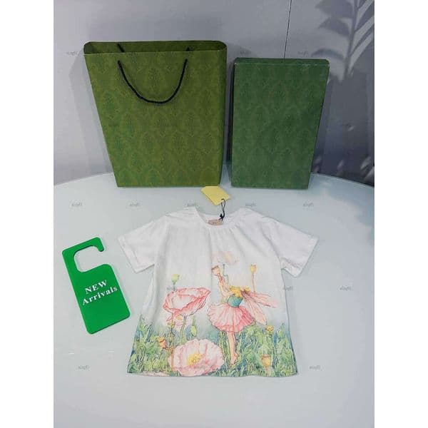 Brand baby T-shirt Banana print child tshirt Round neck kids designer clothes Accurate Label boys girls Short Sleeve tees A236X07N055-c