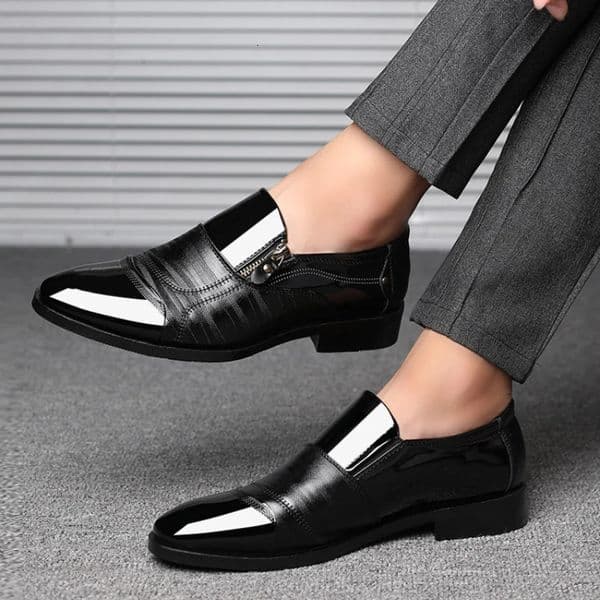 Leather Shoes Men Business Men Dress Shoes Plus Size Office Oxford Shoes High Quality Elegant Men Party Wedding Footwear 251219