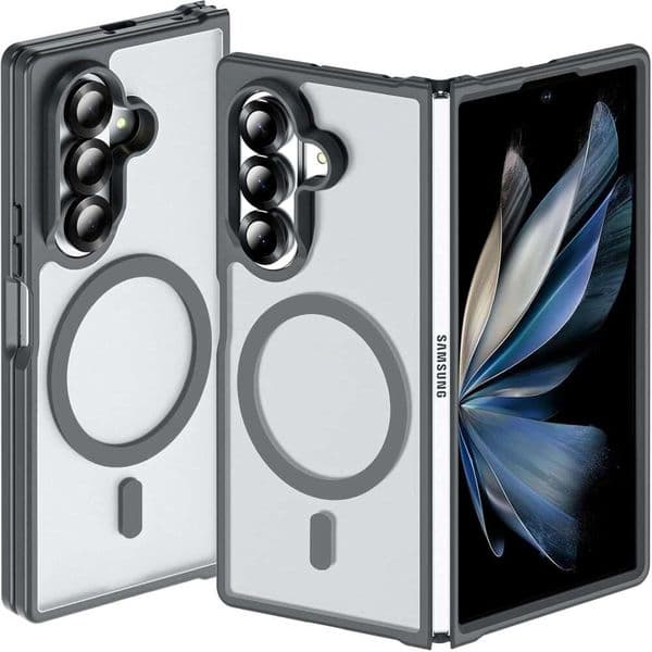 Compatible with Samsung ZFold 30% off Foldable Phone Matte Skin Feel Magnetic ZFlip6 Full Coverage Anti-drop New Protective Case