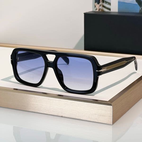 Sunglasses For Men Women Fashion 7151 Summer Designer Stylish High Street Catwalk Style Anti Ultraviolet UV400 Square Acetate Full Frame Glasses Random Box