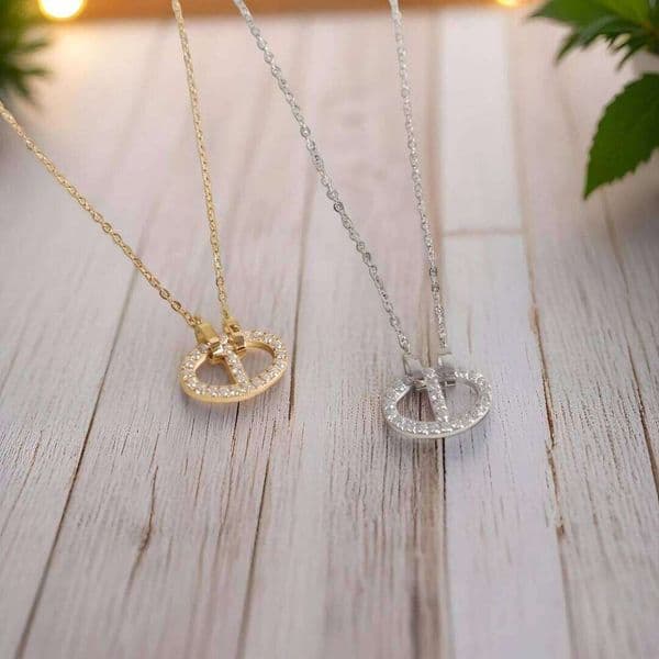 925 Sterling Silver Romantic Crystal Zircon Collarbone Necklace for Women Fashionable Anniversary Jewelry Gift High Quality Textured Temperament Accessory