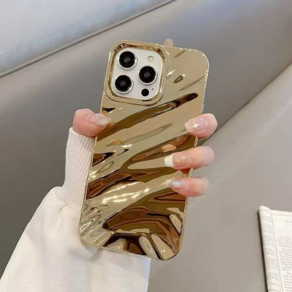 Elegant Geometry-Inspired Sleeve for Your iPhone 17 Pro Max - High-Quality Smartphone Cover Anti Slip 3D Pattern