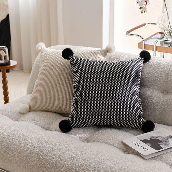 2026 New Soft Decoration High-End Pillowcase Bedside Light Luxury Sofa Cushion Pillow Free Shipping