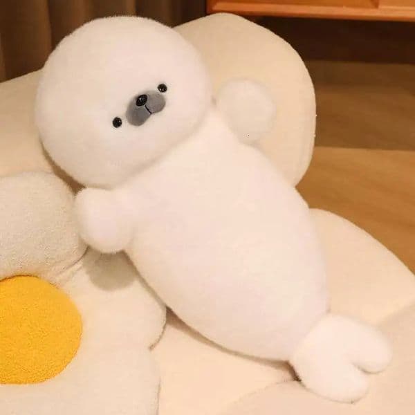 Latest Sleeping Seal Doll Kawaii Stuffed Plush Toy Handmade Cartoon Anime Cute Pillow Childrens Birthday Gift Fun 251224