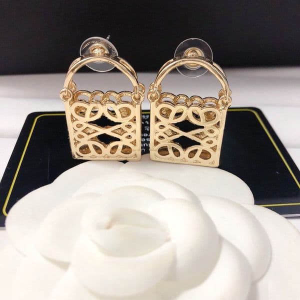 Luxury Hoop Earring Brand Dangle Earring Designer Earring Letter Diamond Earrings Women Temperament Elegant Party Gift 10 Style