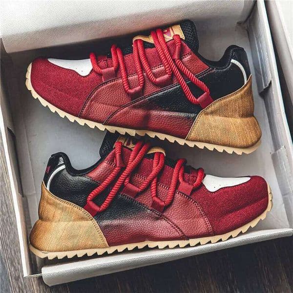 Spring Platform Male Casual Sneakers Board Fashion Thick-soled Trendy Men Vulcanized Shoes Student 25M1225