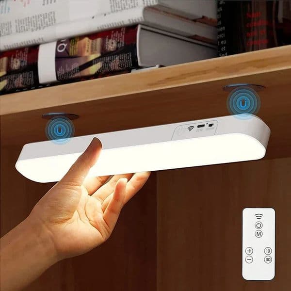 Magnetic LED Night Light Desk Lamp USB Rechargeable Dimming Table Lamp Computer Study Office Reading Stand Light for Bedroom 251223