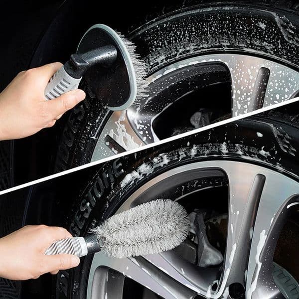 Car Wheel Brush Tire Cleaning Tools Rim Scrubber Cleaner Auto Detailing Brush Washing Tool for Truck Motorcycle Bicycle Home 251225