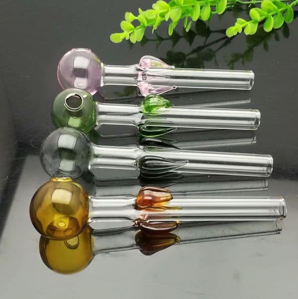 Rose football walking board bongs accessories Glass Smoking Pipes colorful mini multi-colors Hand Pipes Best Spoon glas