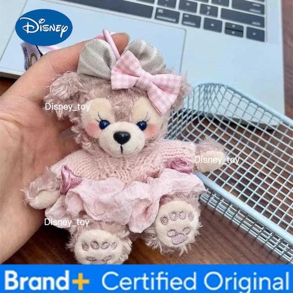 Disney Shelliemay Cute Plush Pp Cotton Filling Key Chain Decorate Mens and Womens Backpacks Doll Pendant A Birthday Present H251225