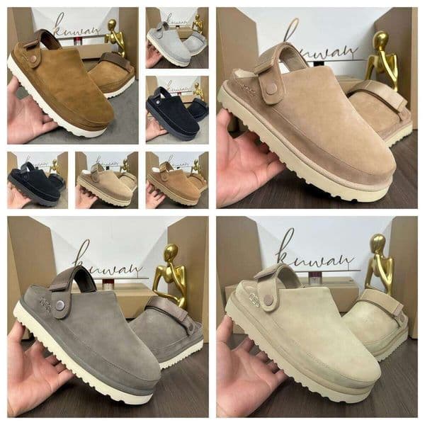 2025 Designer Slippers Clogs Golden star Beach Women Men Tazz Tasman Fall Driftwood Chestnut Sand Winter Summer Size 35-45.dhbestA