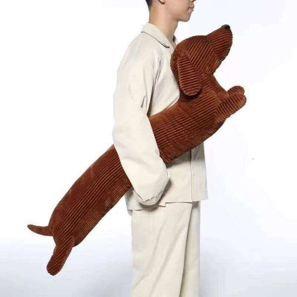 Dachshund Dog Plush Hug Soft Durable Stuffed Throw Cushion Animals Sofa Home Decoration Gifts for Kids47in 25L1226