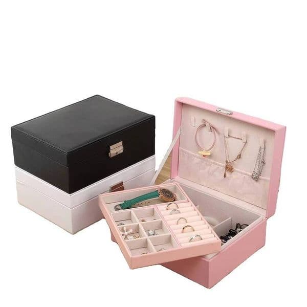 Wholesale Rectangular Cosmetic Makeup Bag Travel Jewelry Storage Box with Custom Logo