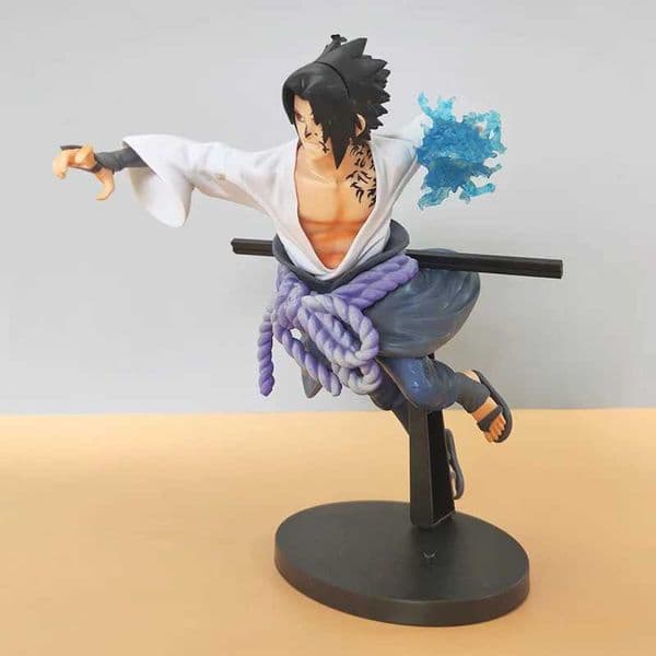 Naruto Sasuke Anime Action Figure Toys 20CM Uchiha Cartoon PVC Figurine Collection Desk Decoration Model Dolls Birthday Gifts H251226 X260304