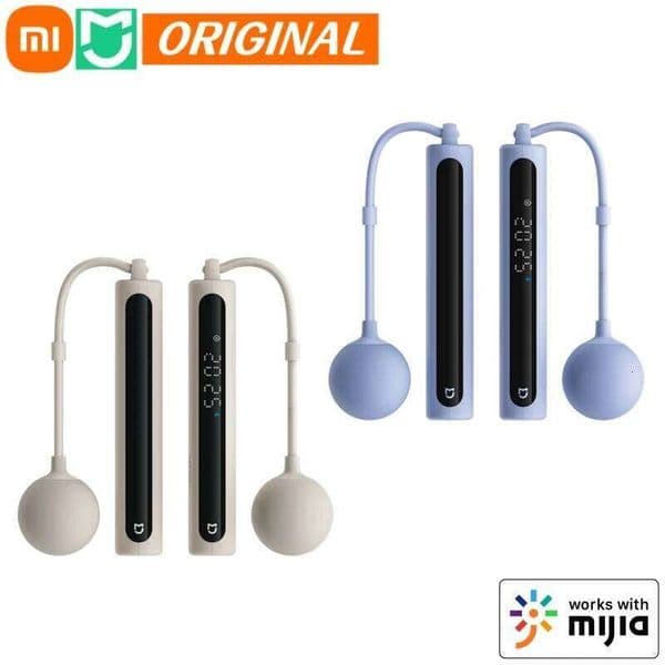 New Xiaomi Mijia Smart Rope Skipping 2 Precise Counting Digital Display Screen Bluetooth 5.1 Data Analysis Work For Mihome App