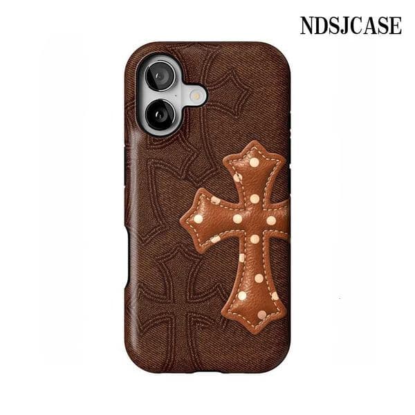 Fashion Polka Cross Phone Case for iPhone 17 16 15 14 13 12 11 X XS XR XSMAX 7 8 Air Pro Max Plus Luxury Double-layer Back Cover Y251226 2aw