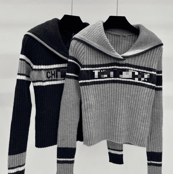 Women's Warm Cashmere sweater Womens sweater Designer retro pullover sweater classic embroidery crew neck sweater casual sports Top simple Jumper Embroidery Coats