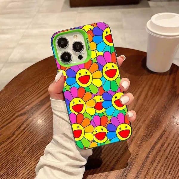 Japanese Artisti M-murakami T-takash Phone Cases For IPhone 17 16e 15 14 13 12 11 Plus Pro Max Prax Colorf Covers Y251226 1a