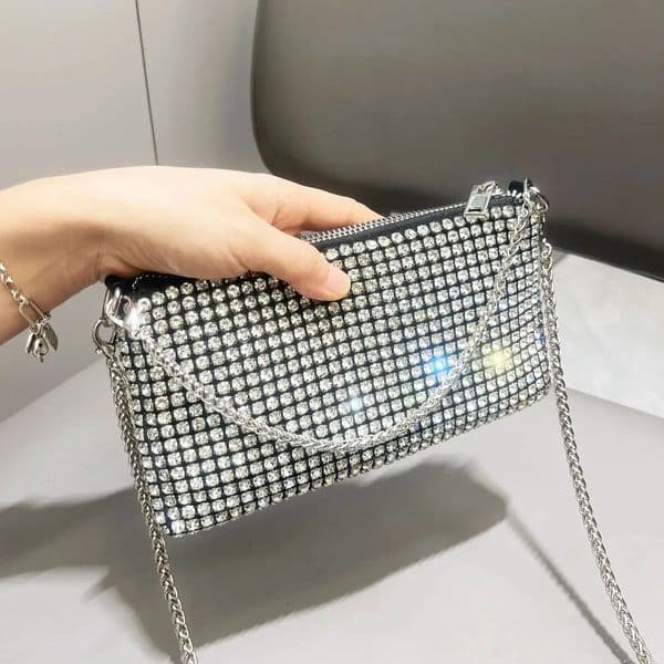 Rhinestones Clutch Purse Bag for women handle bag Shoulder Bag Purse 251225