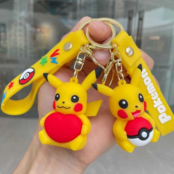 Pokmon Keychain Backpack Pendant Pikachu Plush Car Keychain Claw Machine Small Gift L251226667Z