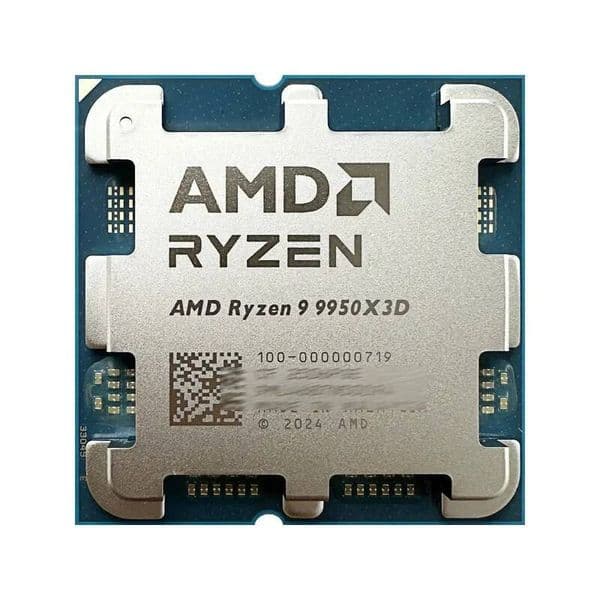 AMD Ryzen 9 9950X3D New Processor 57GHz 16-Core 32-Thread 144MB Socket AM5 but without cooler