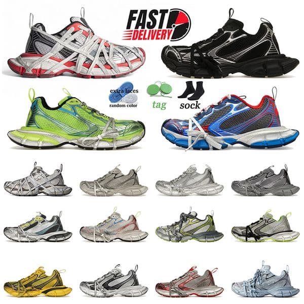 Designer Casual Shoes Track Runners Sneakers 3XL Paris Triple White Black Pink Grey Beige 3xl sneakers Mens Womens Trainers Tennis Shoes Sneakers 36-46