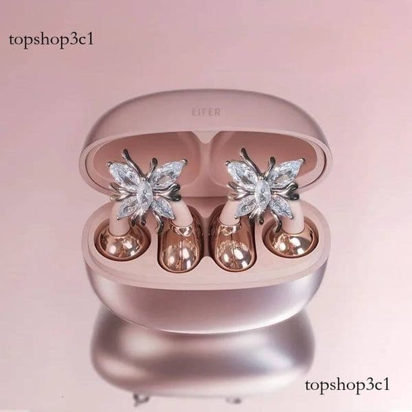 OWS Bluetooth Earphones with Butterfly Earrings Open Wireless High Sound Quality Wearing Comfortable Long Battery Life Headsets