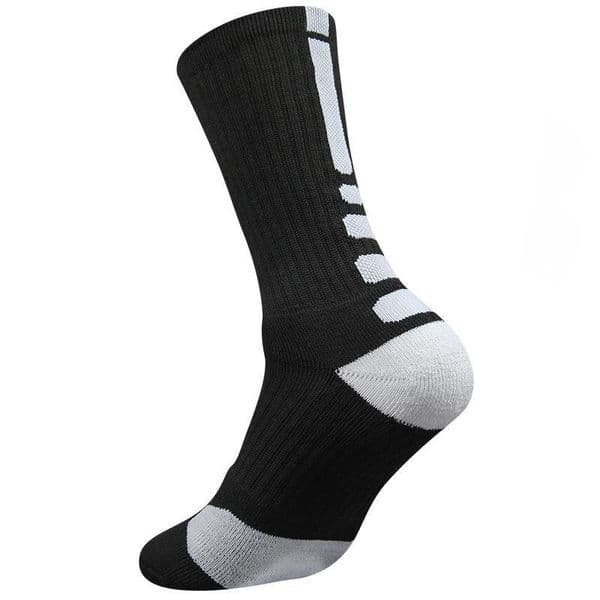 Y2K Durable Workout Professional Basketball Socks Thickened Towel Bottom Socks Men's Elite Long Tube Children's Outdoor Sports Socks Women's Running High Top