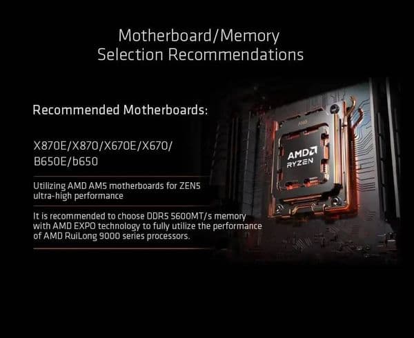 NEW AMD Ryzen 7 9700X R7 9700X Box Desktop gaming processor for desktop computers