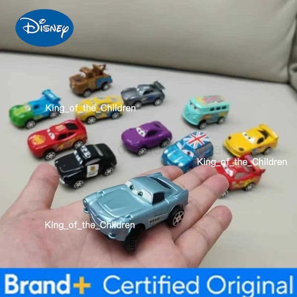 Disney 12pcs Pixar Cars Back Force Lightning Mcqueen Jackson 6cm Storm Mater Model Car Accompanying Toys Kids Birthday Gifts H251229