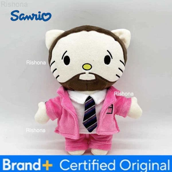 Sanrio Hello Kitty as Mac Miller Plush Doll Plushies Stuffed Toys Cute Kids Boys Girls Christmas Gifts H251229
