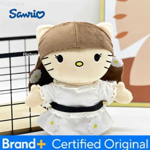 Sanrio Hello Selena Lana Del Rey Plush Doll White Dress Girls Figure Stuffed Toys Cute Boys Girls Christmas Gift H251229