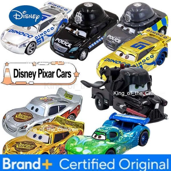 Disney Pixar Cars Lightning McQueen Gold Silver McQueen Cruz Black Mater Carla Veloso metal die casting toy car children gift H251229