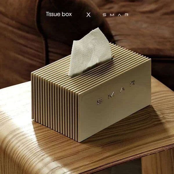 Nordic Italy Tissue Light Luxury Cream Style Home Paper Creative Table Desktop Napkins Face Towels Storage Box 25L1229