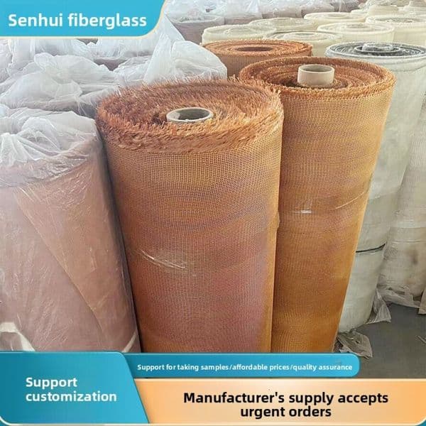 Fiberglass Blank Fireproof Heat Insulation High Temperature Resistant Alkali-Free Glass Fiber Mesh Resin Grid Fabric Wholesale