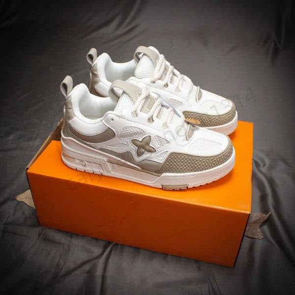 2026 Skate Shoes Men Designer Casual Shoe Chunky Platform Defender Shoe Fashion Embossed Rubber Genuine Leather Luxury Sneakers shoes Tenis Casual Shoe B48