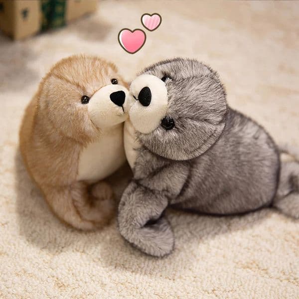 Seal Soft Stuffed Plush Toys Ocean Animal Plushies Doll Kawaii Seal Sofa Cushion Home Bedroom Hugging Pillow Children Gifts 251230
