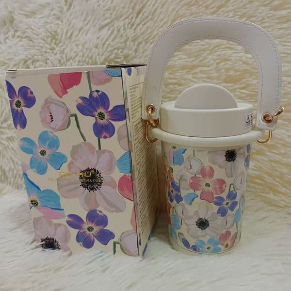 Vintage Light Luxury Insulated Tumbler for Women Stylish Stainless Steel Fashion Gift Mug