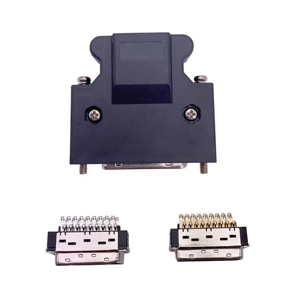 10 pcs 36 pins male SCSI connectors tin-plated contacts