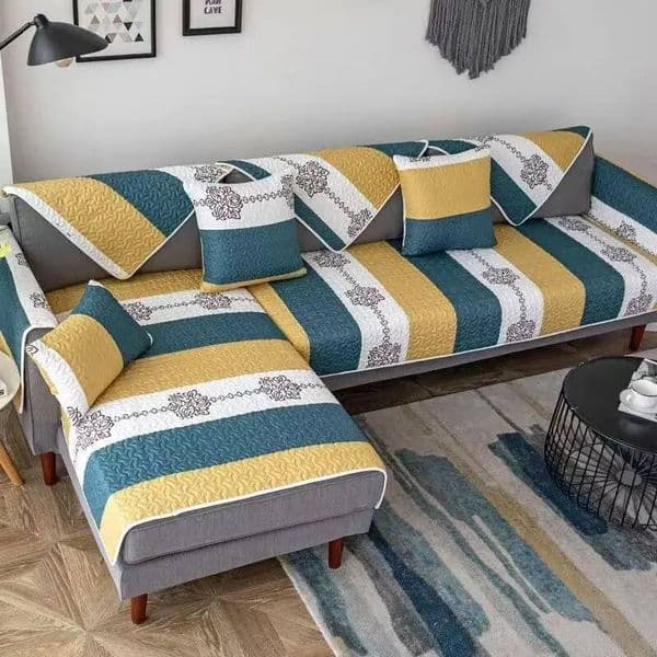 Bestseller Living Room Cotton Couch Covers Jacquard Cushion Four Seasons Sofa Towe L-shaped Couchs Cover Protection Set ddmytues