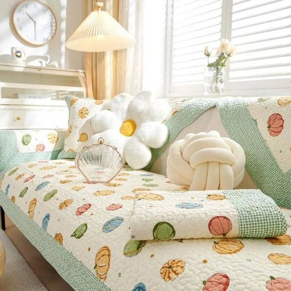 Bestseller Twill Cotton Washed Cushion Pastoral Soft Anti-slip Sofa Cover 1/2/3/4 Seat Sectional L-shaped Couch Covers for Living Room ddmytues