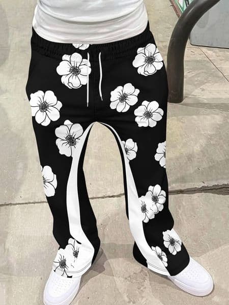 Designer Leopard Print Casual Pants With New Stripes Fashionable And Breathable Loose Fit Sports Pants High Street Hip-hop Quality Classic Clothing