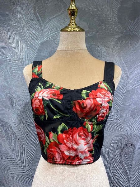 Fashion Summer Women Camisole 100% Cotton Floral Printing Spaghetti Strap Beach Holiday Sexy Top Girl's Street Laptops