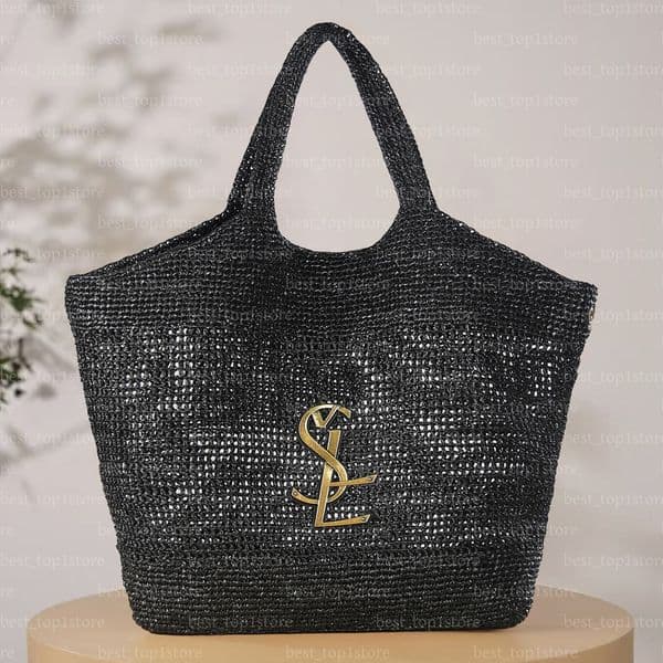 Designer Bag Shoulder bag Raffia Grass Beach Bag Vacation Tote Bags Luxury handbag Shopping bag travel laptop lady flap with purse summer holiday