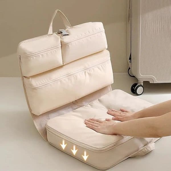 1pcs Portable Travel Compression Storage Bag Foldable Hanging Organizer for Clothes Underwear Space-Saving Luggage Storage Pouch 251230