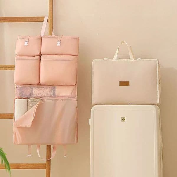 Business Travel Storage Hanging Bag Portable Hand-Held Clothing Packaging Bag Foldable Hanging Underwear Storage Bag 251230