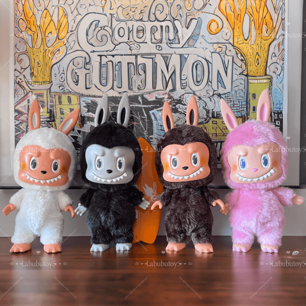 Labubu Swaver Tin HOW2WORK vans STS Exhibition Limited Edition 4 Colors Original Quality Plush Doll 30cm yizhixing
