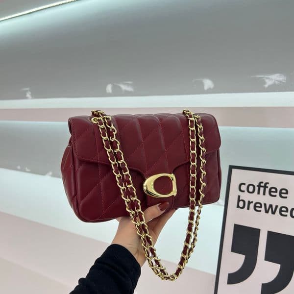 Classic Soft Leather Pillow Shoulder Bag Versatile Crossbody Bag Fashion Chain Bag Women Shoulder Tabby Purse