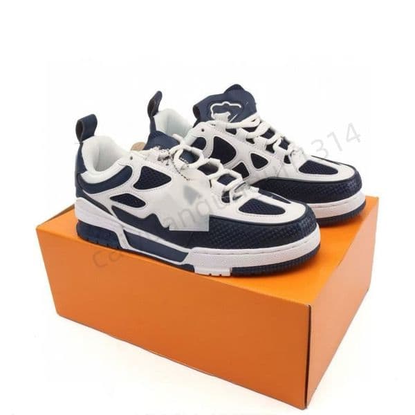 2026 New Designer shoes flat sneaker trainer Embossed Casual shoes denim canvas leather white green redblue letter fashion mens womens low trainers Size 36-45 K48